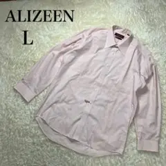 ALIZEEN アリゼン Yシャツ メンズ ピンク Lサイズ