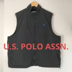 U.S. POLO ASSN. ユーエスポロアッスン ナイロンジップアップベスト