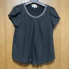 INDIVI ブラック 半袖 トップス 38