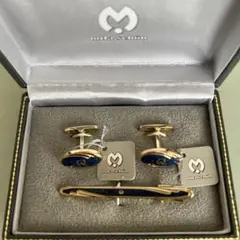 ミラショーン　カフスボタン　ネクタイピン　セット