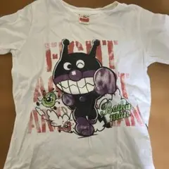 アンパンマン ばいきんまん　だだんだん Tシャツ 120サイズ ホワイト