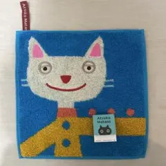Atsuko Matano 猫デザイン ミニタオルハンカチ　新品