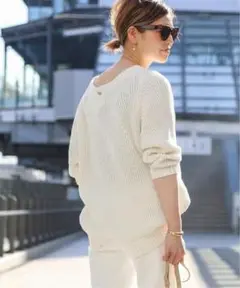 未使用　Lily Linen アゼ プルオーバー