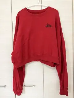 stussy 赤 トレーナー