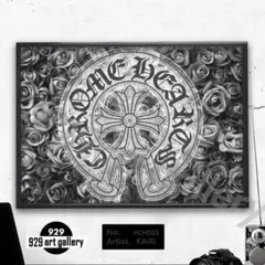 CHROMEHEARTS type☆オマージュアートインテリアポスター.#CH5