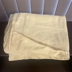 シングル フラットシーツ クリーム色