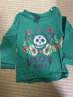 BABYDOLL グリーン Tシャツ 90