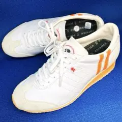 【美品】パトリック36 日本製マラソン レザー　ホワイト×オレンジ　23150