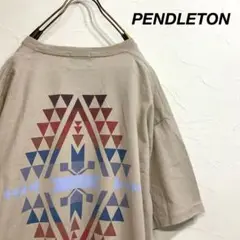 PENDLETON ペンドルトン ビッグデザイン tシャツ ベージュ
