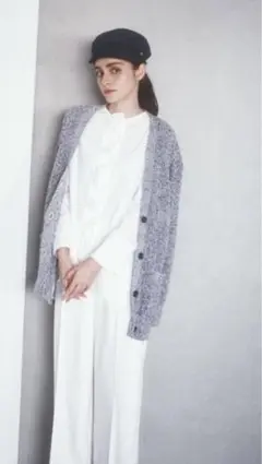 ヨリ サテンワイドパンツ 36未使用タグ付き