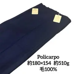 128:【スーツ生地】ヴィンテージ 高級生地 Policarpo 濃紺