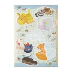 A4クリアファイル にたものどうし ③