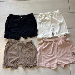 西松屋　フリル付きショートパンツ4点セット