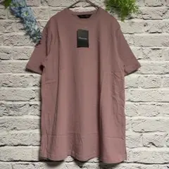 【新品タグ付き】フランセーズ 無地 Tシャツ ダストピンク M