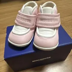 【新品】MIKIHOUSE ピンク ベビーシューズ 12cm