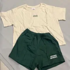 【新品未使用】韓国服 second moment セットアップ 100cm