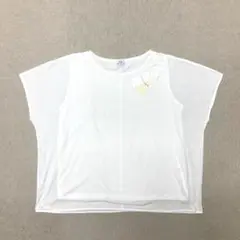 新品❤️ coen レイヤードTシャツ　半袖　Lサイズ　ホワイト　レディース