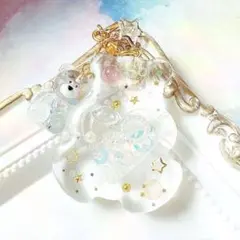 99.レジンキーホルダー　シェイカーキーホルダー シャカシャカキーホル
