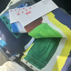 MARNI シルク フロシキ スカーフ 70×70cm 2枚