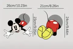 ㉖ミッキーマウス ステッカー 2枚セット