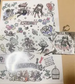 ダンガンロンパV3 グラフアート 春川魔姫 クリアファイル アクリルキーホルダー