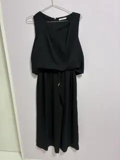 M.deux 黒 ノースリーブ オールインワン