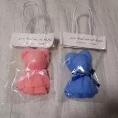 クマ型お風呂用スポンジセット