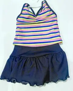 キッズ水着セット 100cm ストライプ