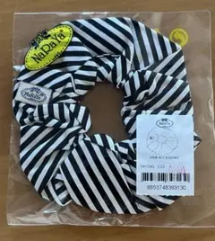 新品 NaRaYa シュシュ ストライプ柄