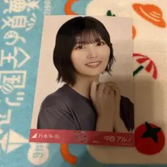 乃木坂46 中西アルノ 生写真 福岡ライブT