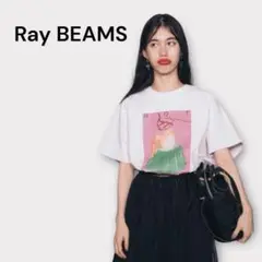 Ray BEAMS ×とんだ林蘭　ピンク　Tシャツ　レイビームス