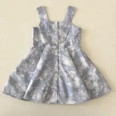 【美品】BeBe べべ　ワンピース　花柄　水色　ノースリーブ