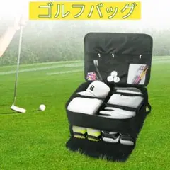 ゴルフバッグ ゴルフトランク収納 車 トランク収納 シューズ収納 折りたたみ