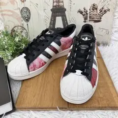 adidas　アディダス　スーパースター　ハイカット　花柄 ADIDAS】日本未入荷！ SUPERSTAR SHOES 花柄 (adidas/スニーカー