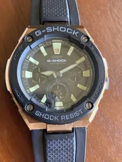 【極美品】G-SHOCK GST-W120L 電波ソーラー　メンズ　腕時計 楽天市場】G-SHOCK Gショック Gスチール メンズ 腕時計 革ベルト