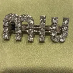 miu クリスタルヘアバレッタ
