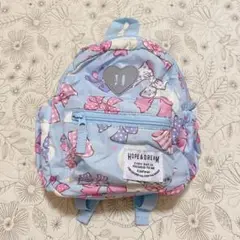 水色 リボン柄リュック キッズフォーレ