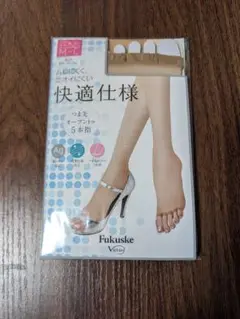 Fukusuke 福助 オープントゥ 5本指 ストッキング M〜L