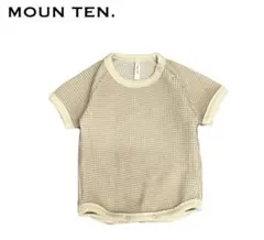 mounten マウンテン waffle Tシャツ ロンパース 80 ベージュ
