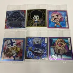 ワンピース大海賊シールウエハース　6点