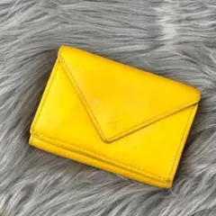 バレンシアガ BALENCIAGA ミニウォレット 三つ折り財布 イエロー