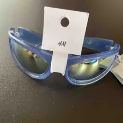 H&M サングラス　ブルー系　未使用品