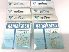 がまかつ Gamakatsu グレ メジナ専用 8号 9本入り 8袋 仕掛け