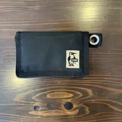 CHUMS ブラック コインケース　三つ折り財布