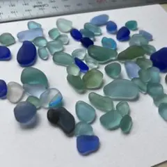 シーグラス 寒色系ミックス