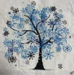冬　刺繍品完成品