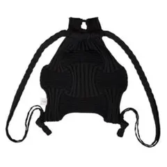 プリーツママ　NEW BOW BACKPACK ブラック