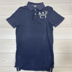 Abercrombie & Fitch ネイビー ポロシャツ M