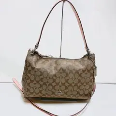 【美品】COACH 2WAYショルダーバッグ F28967 シグネチャー