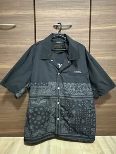 Subciety ペイズリー柄 半袖シャツ
